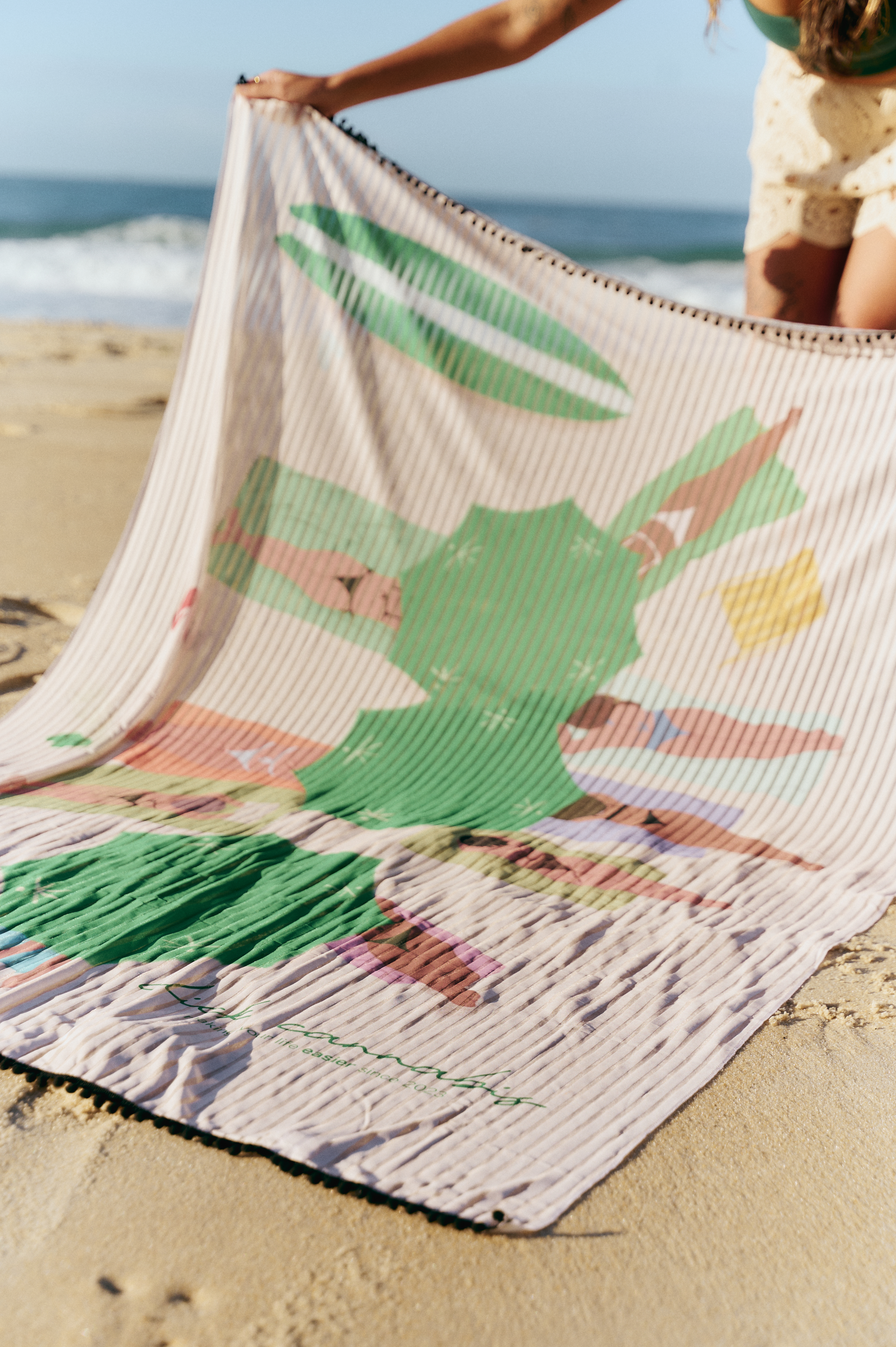 Canga de praia Click Cannabis